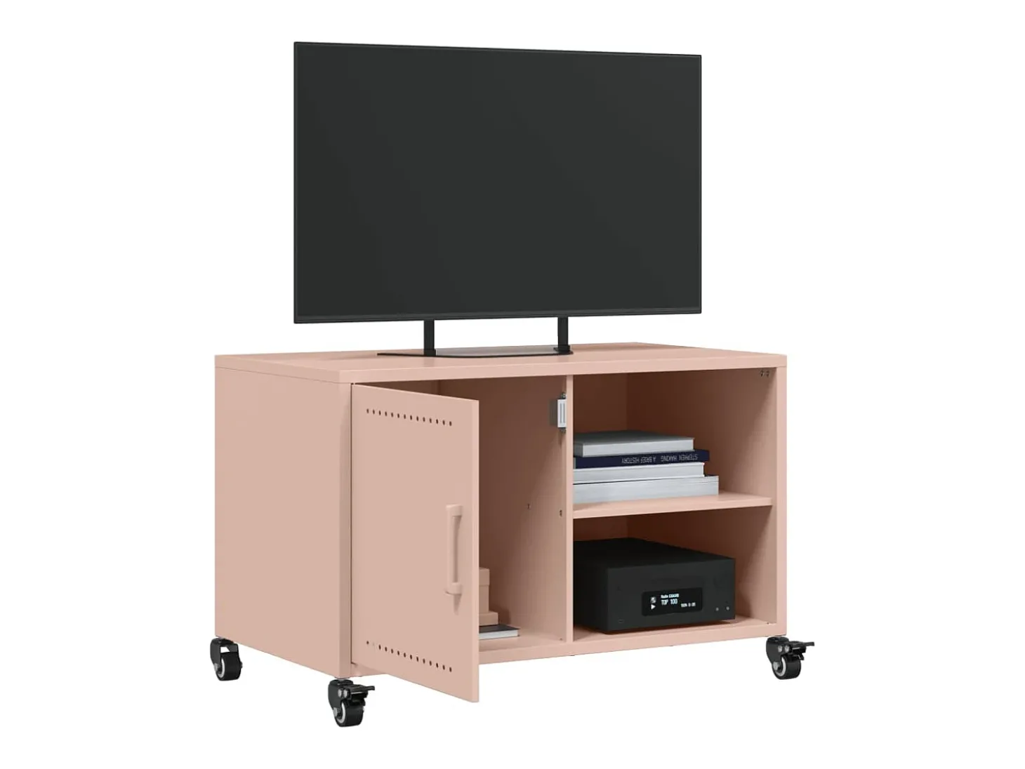 Móvel de TV 68x39x43,5 cm aço rosa PT350263