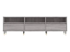 Móvel de TV 150x30x44,5 cm derivados de madeira cinzento sonoma