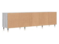 Móvel de TV 150x30x44,5 cm derivados de madeira cinzento sonoma