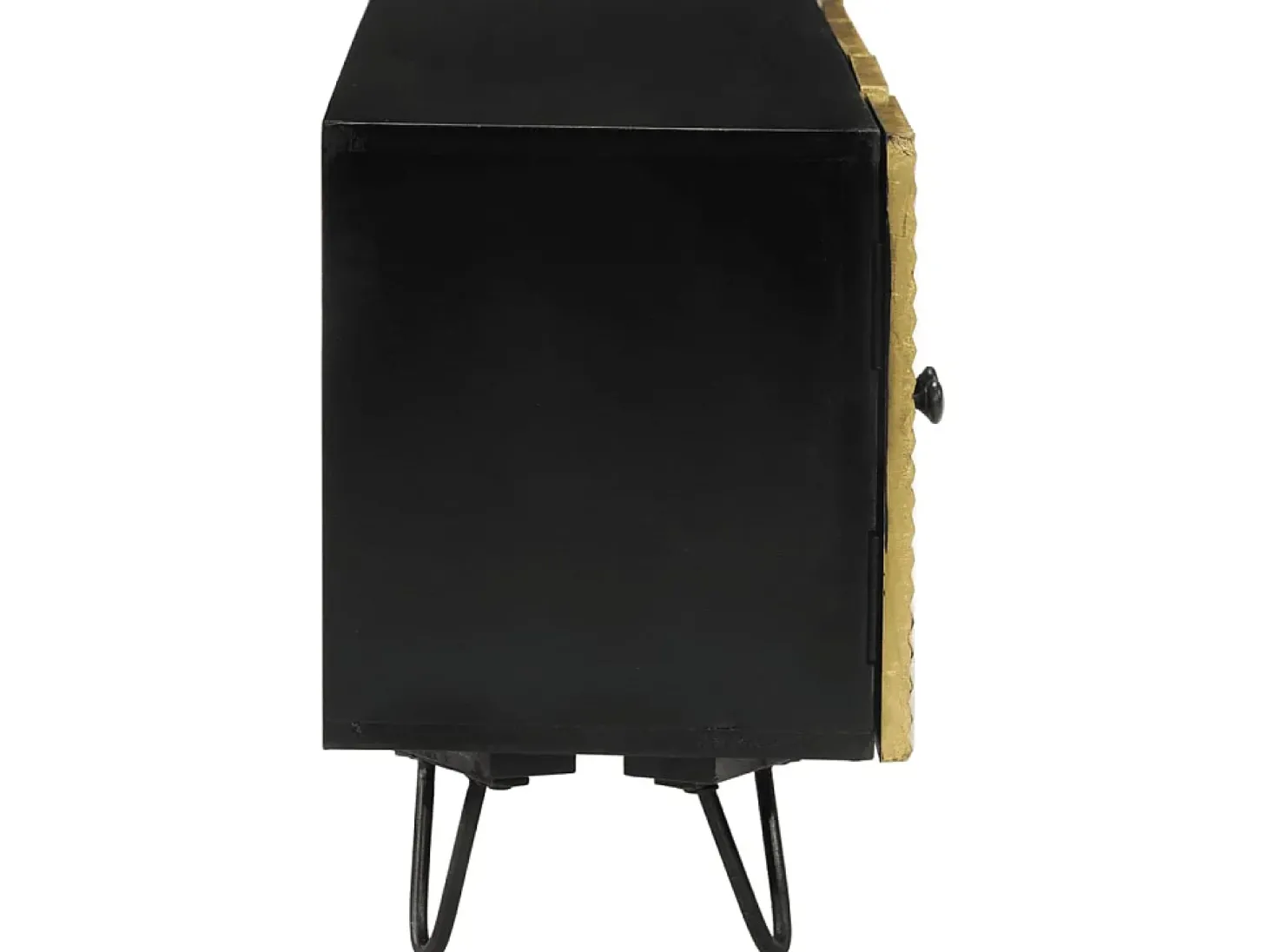 Móvel de TV 110x30x45 cm madeira de mangueira maciça PT227604