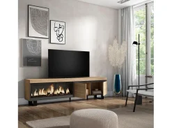 Móvel de TV, 208x35x57cm, Para televisores até 80