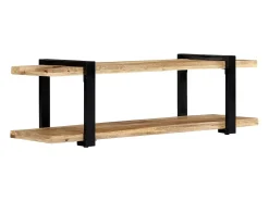 Móvel de TV/aparador de design prático 130 cm madeira maciça de mangueira 2502035
