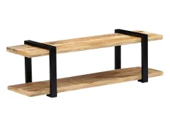 Móvel de TV/aparador de design prático 130 cm madeira maciça de mangueira 2502035