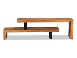 Móvel de TV/aparador de design prático feito de madeira maciça de acácia 2502036