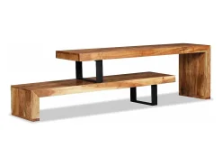 Móvel de TV/aparador de design prático feito de madeira maciça de acácia 2502036