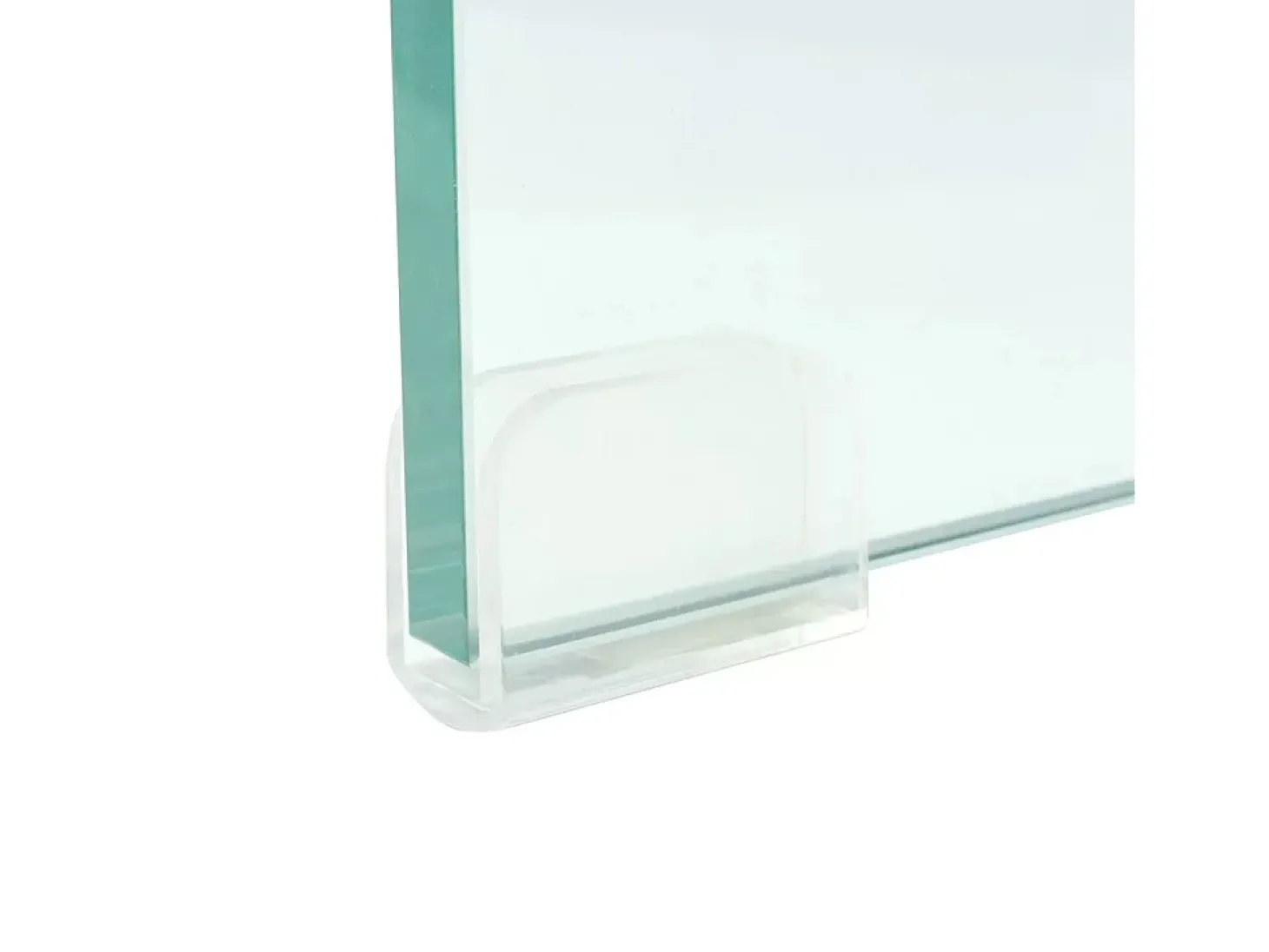 Móvel de TV/aparador de design prático para monitor de 100 cm vidro transparente 2502040
