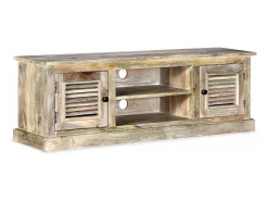 Móvel de TV/aparador prático e de design elegante feito de madeira maciça de mangueira 2502022