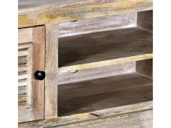 Móvel de TV/aparador prático e de design elegante feito de madeira maciça de mangueira 2502022
