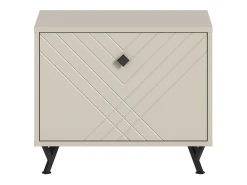 Móvel para sapatos LUNA Bege Mate 60x50x35 cm - Compacto e elegante