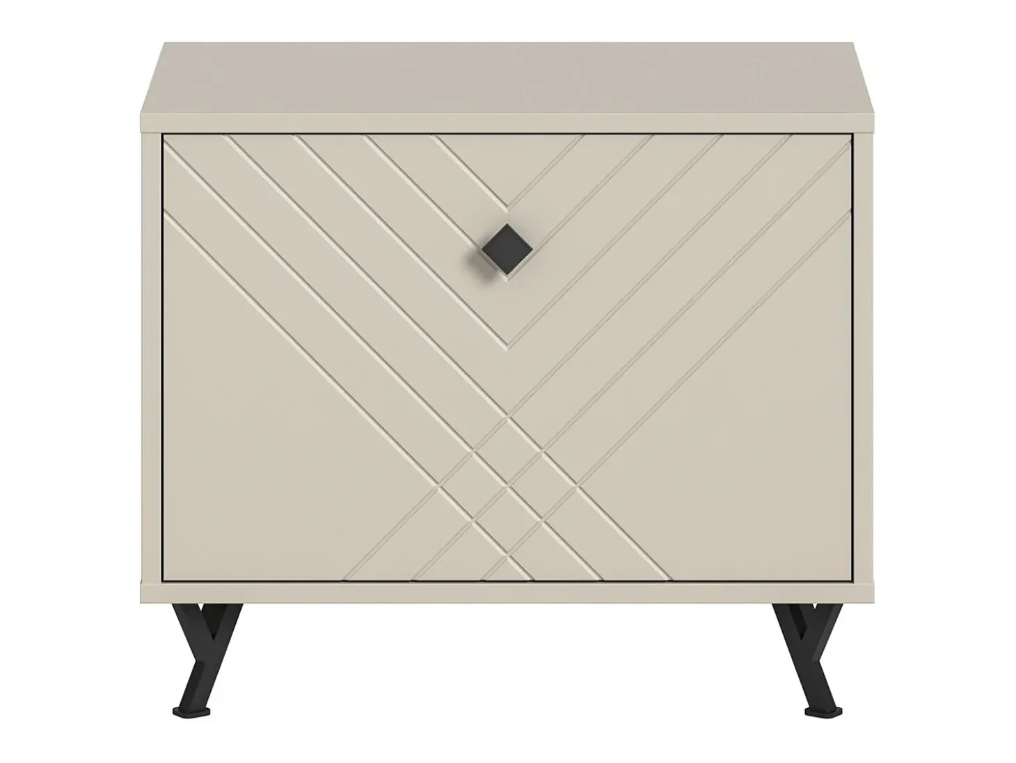 Móvel para sapatos LUNA Bege Mate 60x50x35 cm - Compacto e elegante