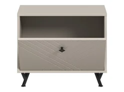 Móvel para sapatos LUNA Bege Mate 60x50x35 cm - Compacto e elegante