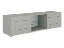 Móvel para TV 2 portas com vão aberto 150x40x40 cm Elios caxemira