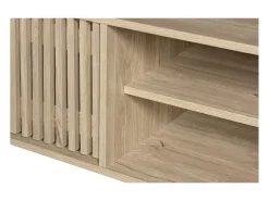 Móvel para TV 160 x 40 x 47 cm com 2 portas - Cor madeira natural
