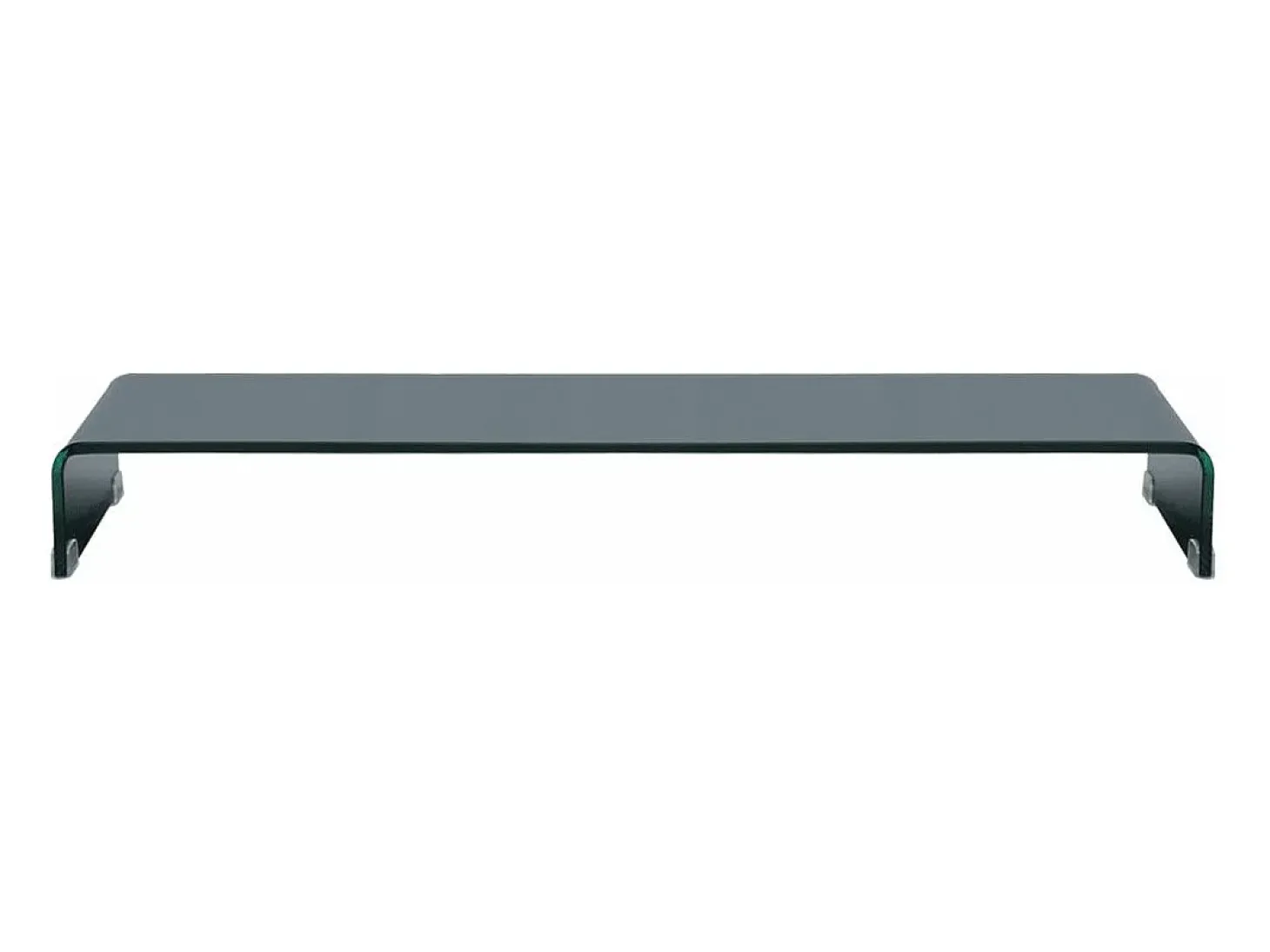 Móvel para TV aparador design prático suporte para monitor de 120 cm vidro preto 2502226