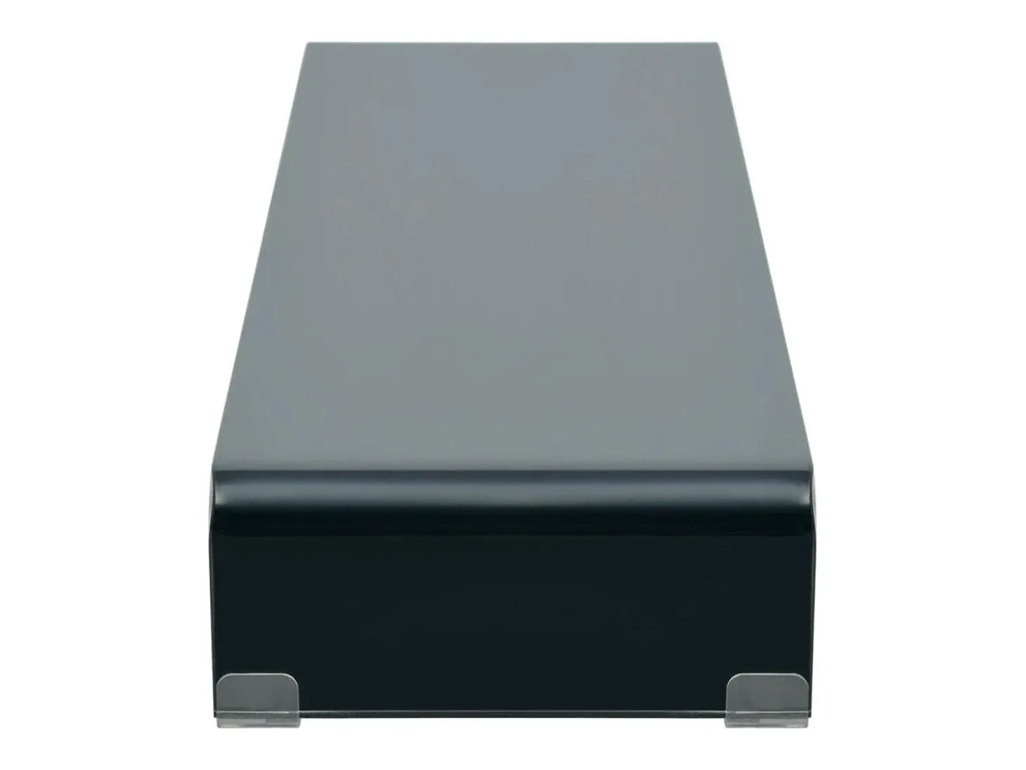Móvel para TV aparador design prático suporte para monitor de 120 cm vidro preto 2502226