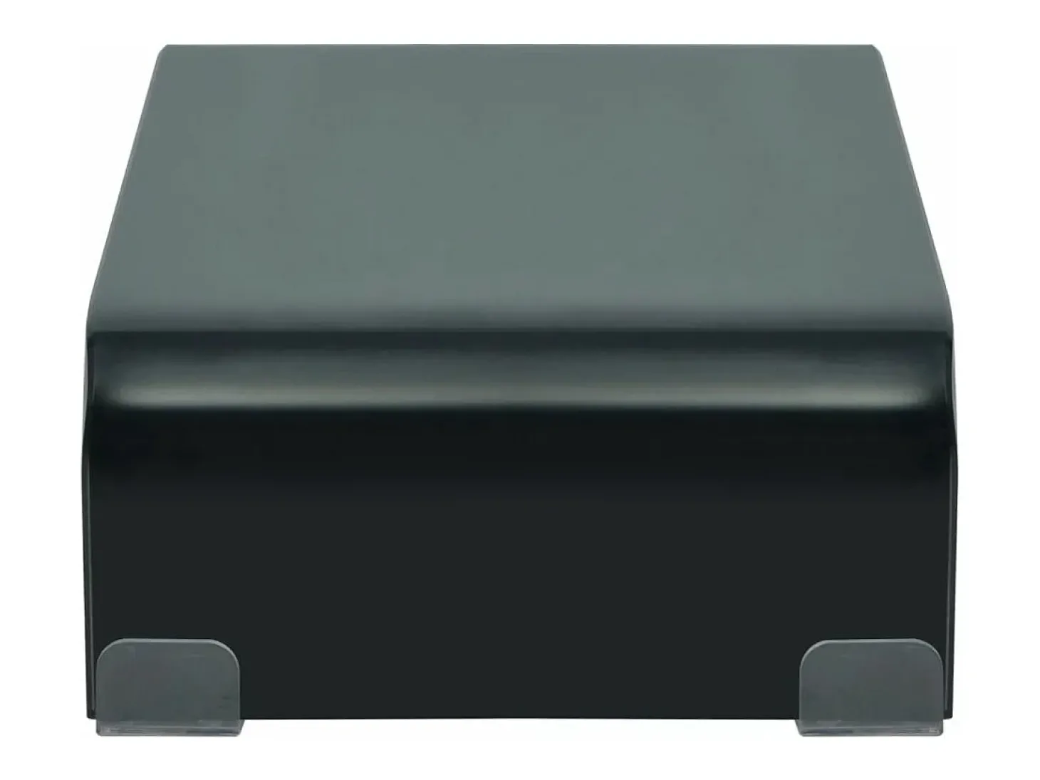 Móvel para TV aparador design prático suporte para monitor de 40cm vidro preto 2502228