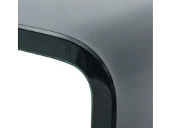Móvel para TV aparador design prático suporte para monitor de 40cm vidro preto 2502228