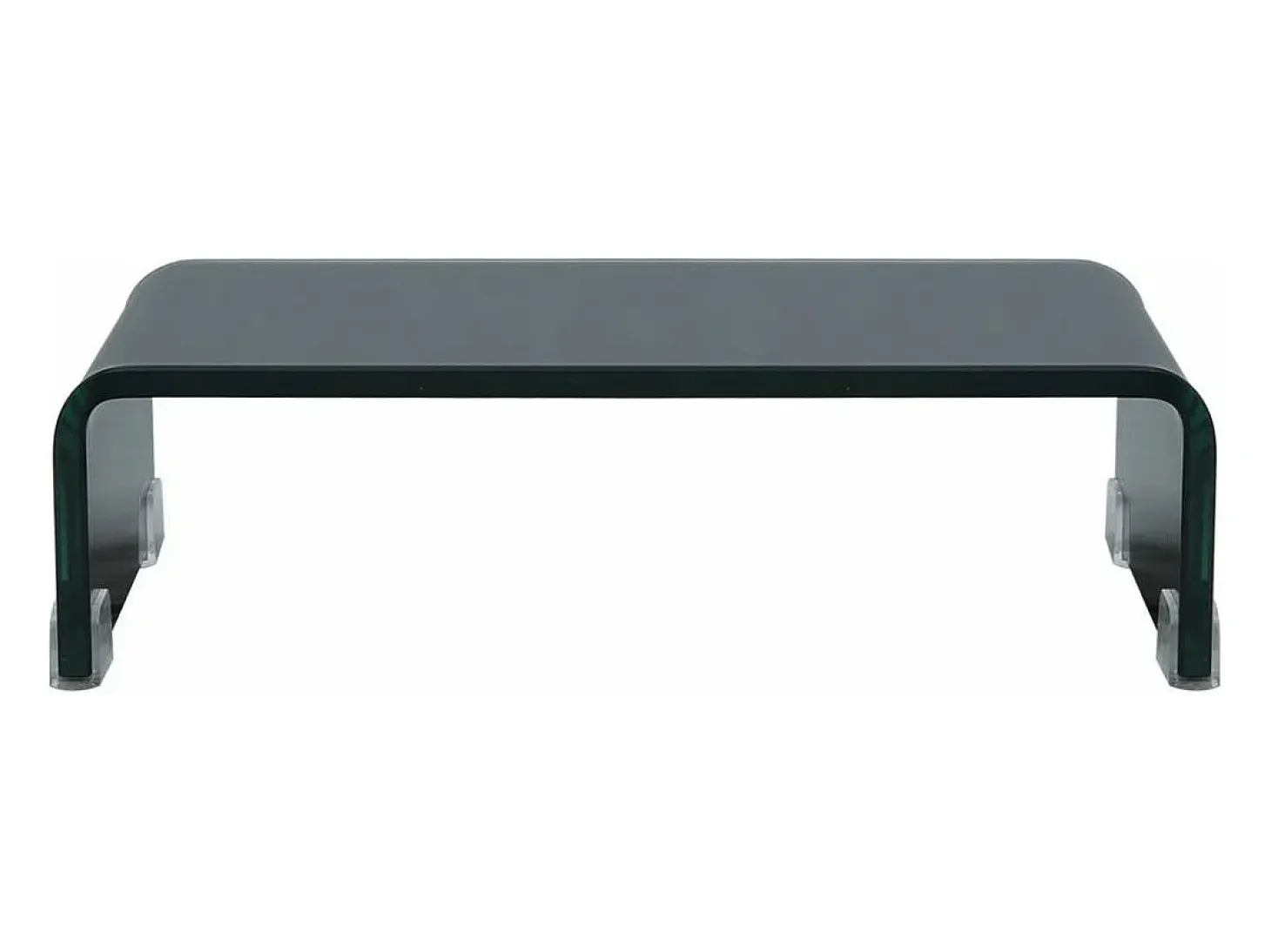 Móvel para TV aparador design prático suporte para monitor de 40cm vidro preto 2502228