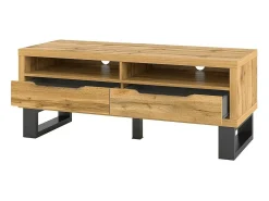 Móvel para TV 120cm coleção MILO. Cor carvalho. Estilo design.