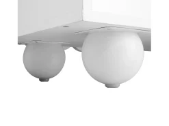 Móvel para TV com 4 gavetas e 2 portas - Branco 175 x 38 x 37 cm