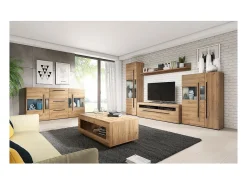 Móvel para TV XL 160cm coleção BREDA. Cor carvalho. Estilo design.