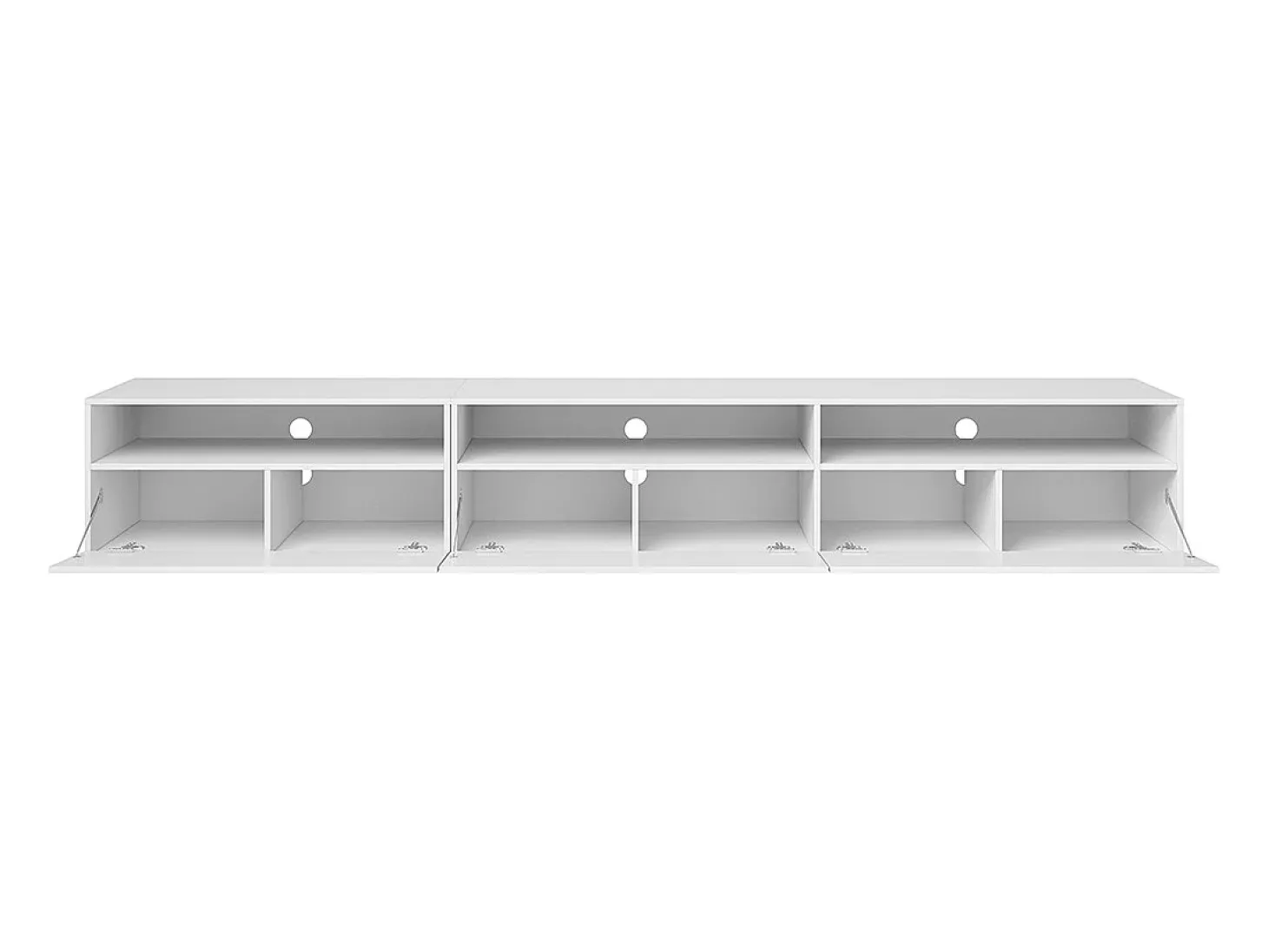 Móvel TV 1 gaveta Sloan branco 270cm