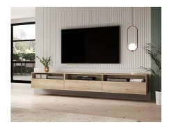 Móvel TV 1 gaveta Sloan madeira 270cm