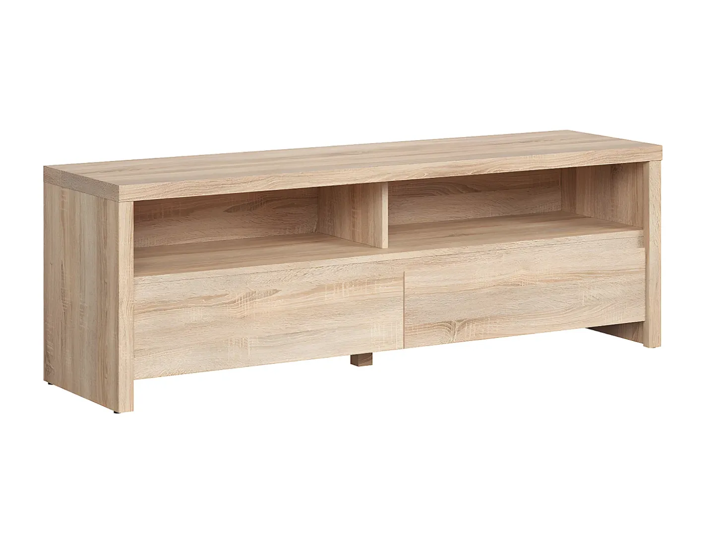 Móvel TV 2 gavetas Soren madeira 143,5cm