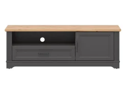 Móvel TV 1 porta 1 gaveta Charlie cinzento 150cm