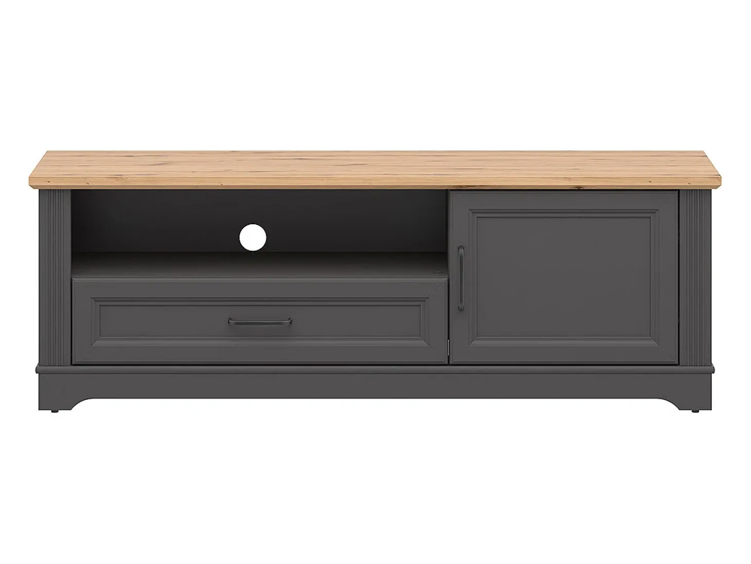 Móvel TV 1 porta 1 gaveta Charlie cinzento 150cm