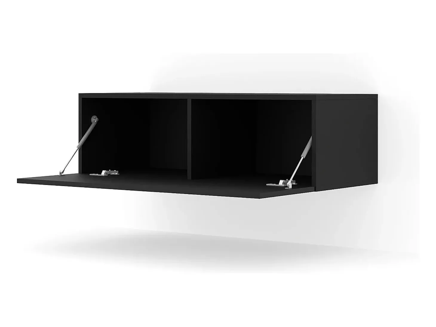 Móvel TV 1 porta Bali preto mate 100cm