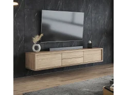 Móvel TV 2 portas 2 gavetas Idra madeira 180cm