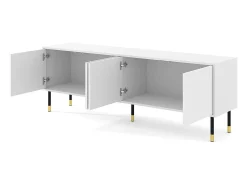 Móvel TV 4 portas Aglaé branco 180cm