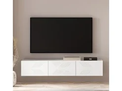Móvel TV 3 portas Aura branco 170cm
