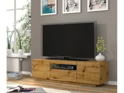 Móvel TV 3 portas Aurus madeira 150cm