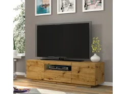Móvel TV 3 portas Aurus madeira 150cm