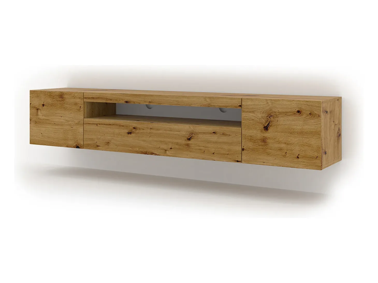 Móvel TV 3 portas Aurus madeira 200cm