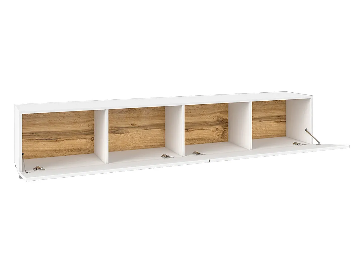 Móvel TV 2 portas Glora branco 180cm