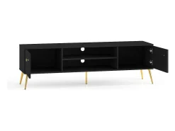 Móvel TV 2 portas Manoé preto 160cm