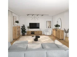 Móvel TV 3 portas Soly madeira 203,2cm