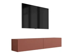 Móvel TV : Vermelho Tijolo, 170 x 34 x 32 cm