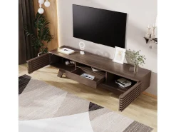 Móvel TV 150cm - 1 gaveta e 2 portas - aglomerado - Castanho