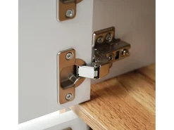Móvel TV 175cm - 5 portas + 2 compartimentos - estilo contemporâneo - Natural & Branco