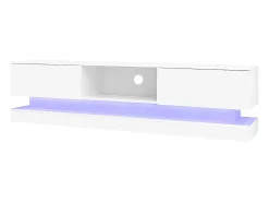Móvel TV com LED 160cm - 2 gavetas e 1 compartimento aberto - adequado para TV 60