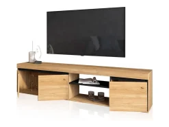Móvel TV Ebos 160 Roble Nude - Ceniza