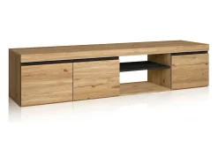 Móvel TV Ebos 160 Roble Nude - Ceniza