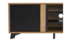 Móvel TV L 180 cm - com 3 portas e 3 compartimentos - Castanho