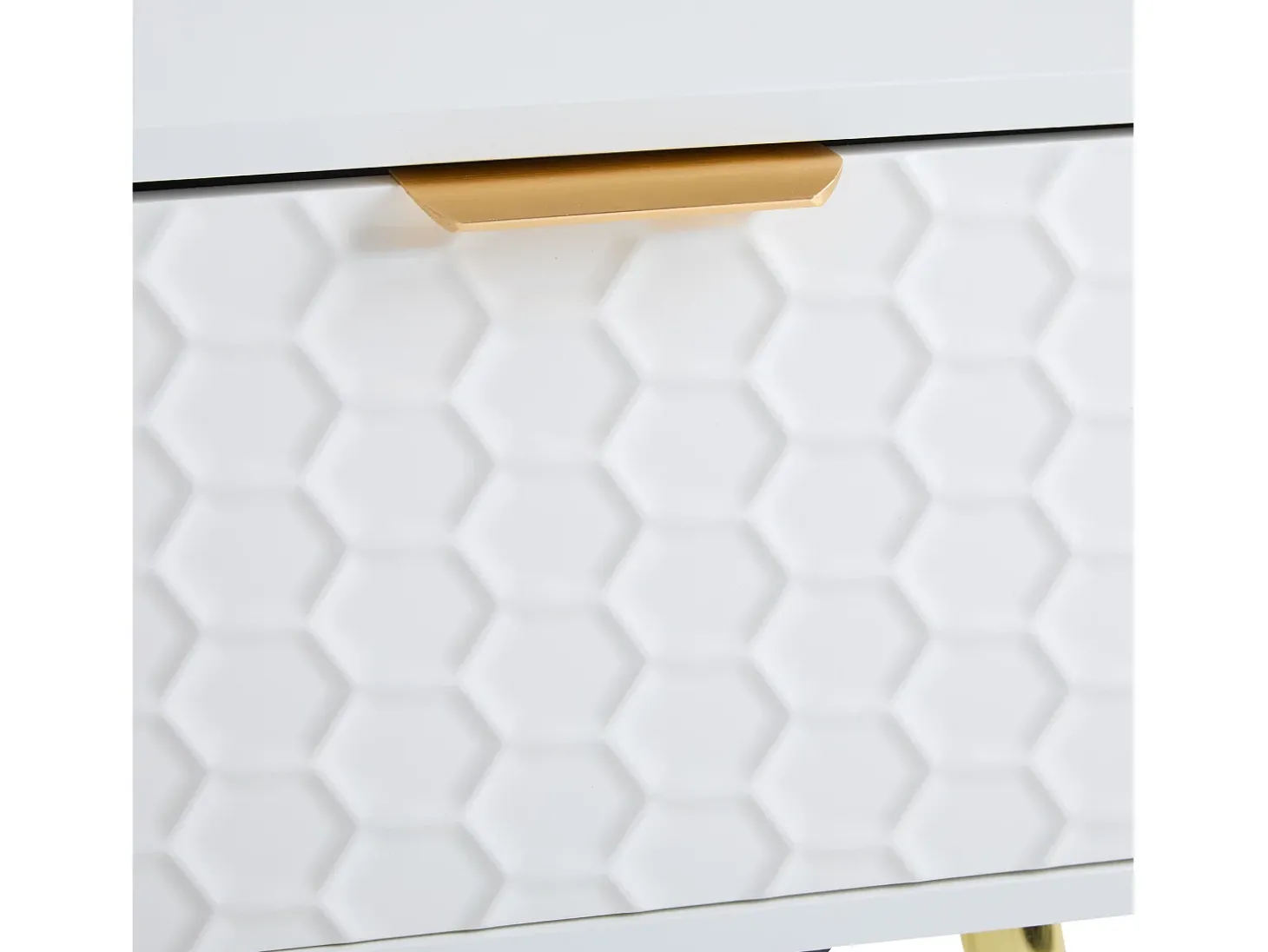 Móvel TV moderno 180 cm - 1 gaveta + 2 portas + 3 compartimentos - Branco