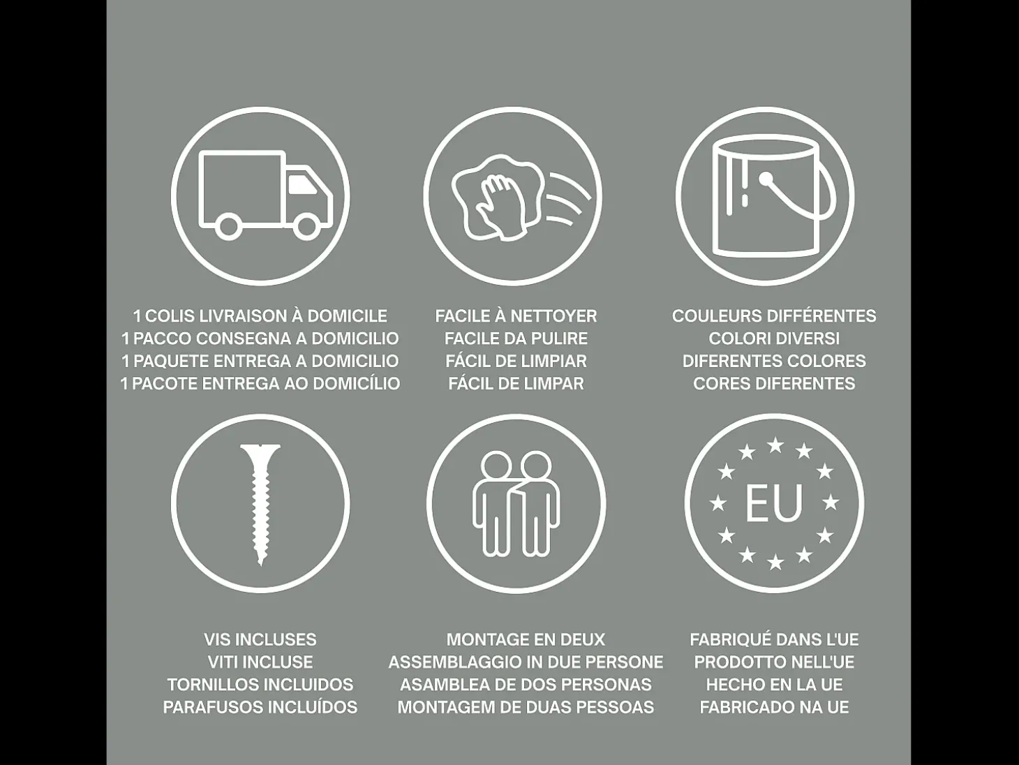 Móvel TV suspenso, (2 x 100) x 34 x 32 cm, Preto Fosco / Carvalho Wotan