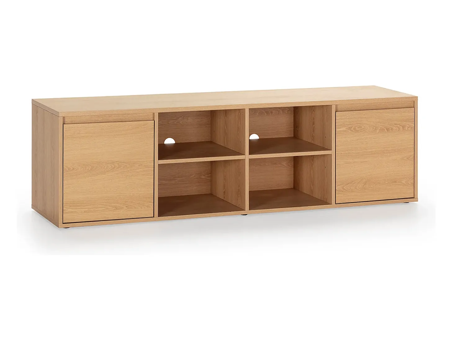 Móvel TVTori 2 portas, cor carvalho, 160 cm